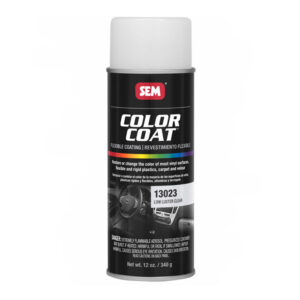 Color Coat™ 13023 Flexible Coating, 16 oz Aerosol Can, Low Luster Clear, 24 hr Curing, Aerosol