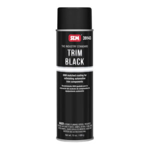 Trim Black 39143 Trim Paint, 20 oz Aerosol Can, Black
